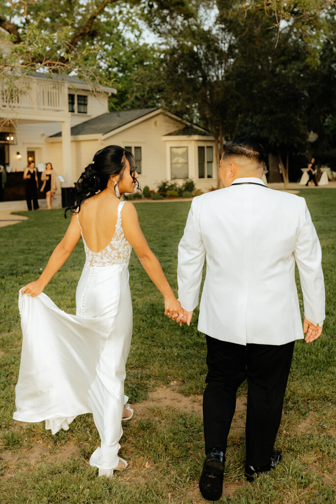 Bride and groom portraits from Sacramento wedding at Le Reve Estate