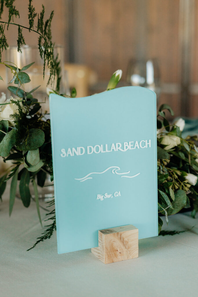 Wedding table decor