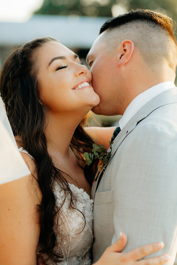 Bride and groom photos from Saureel Vineyards wedding in Placerville, California