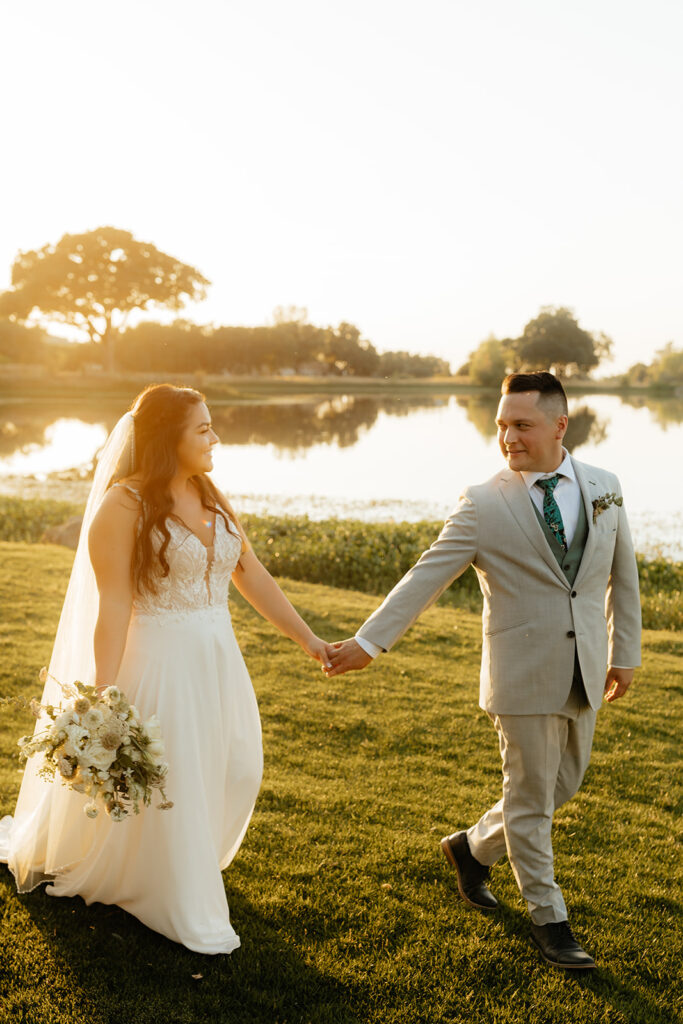 Bride and groom photos from Saureel Vineyards wedding in Placerville, California