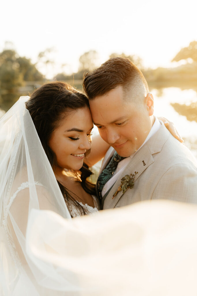 Bride and groom photos from Saureel Vineyards wedding in Placerville, California