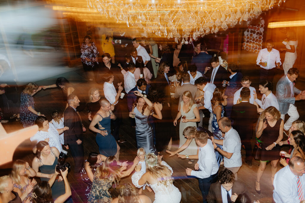 Open dancing at reception