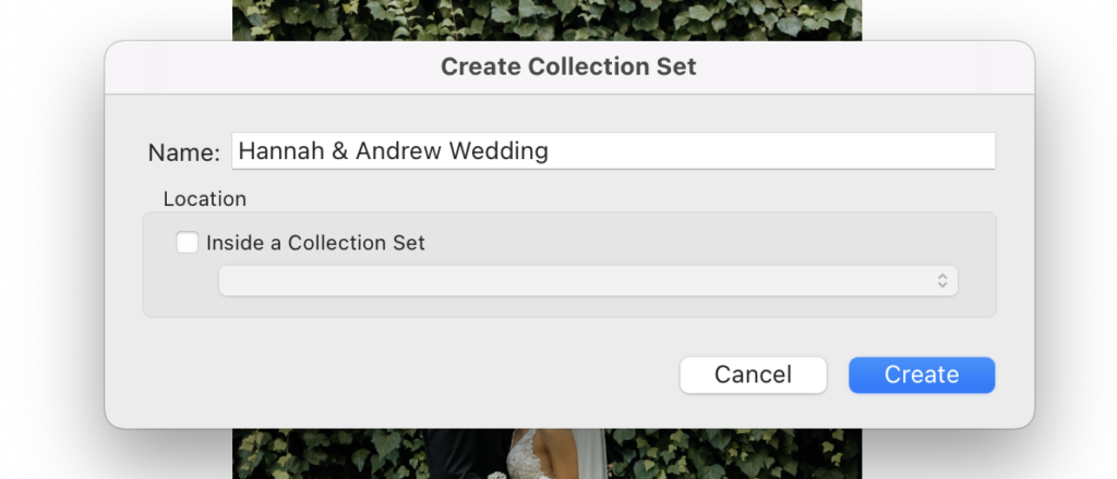 Creating collections in Lightroom - Top 7 Lightroom Editing Hacks For Wedding Photographers To Up Level Your Photos!