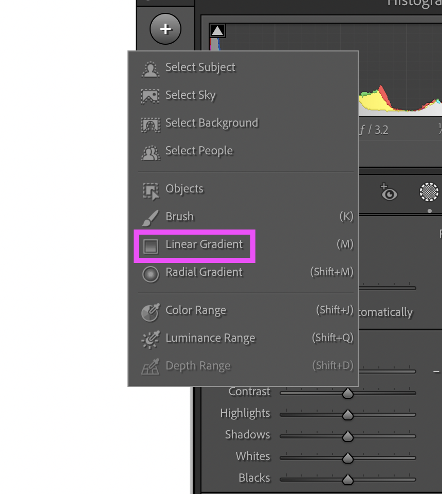 Linear Gradient in Lightroom - Top 7 Lightroom Editing Hacks For Wedding Photographers To Up Level Your Photos!