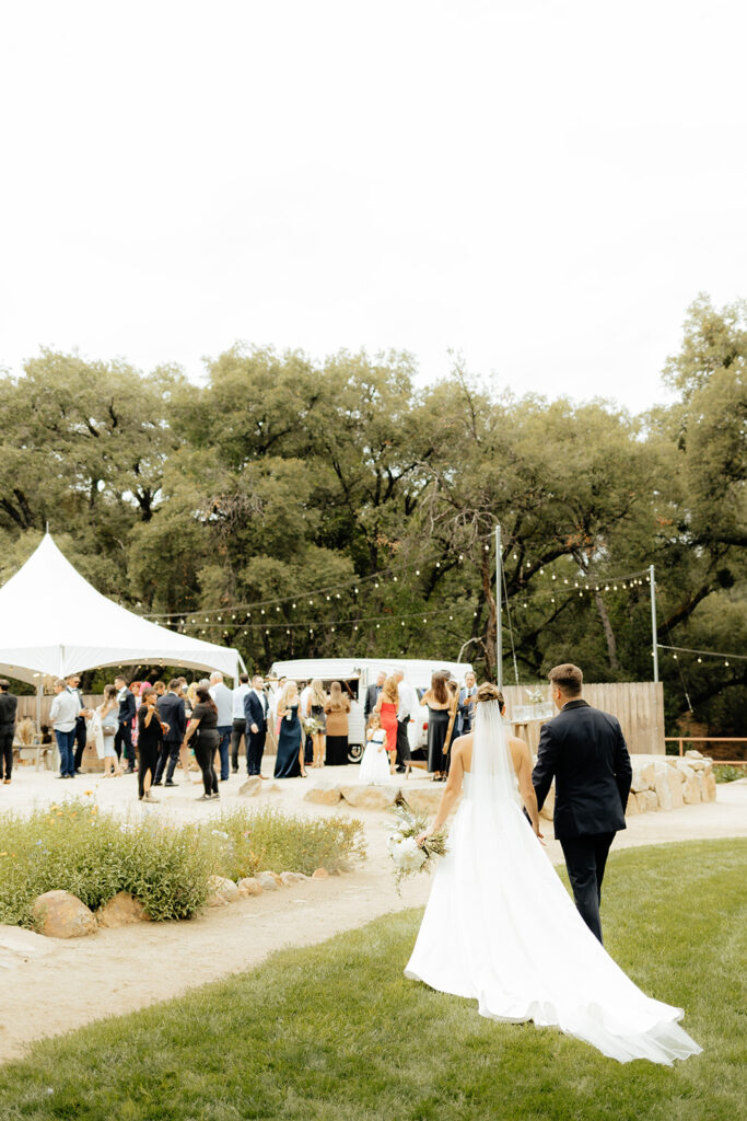 Bride and groom portraits from a glamping wedding weekend at The Ranch at Stoney Creek