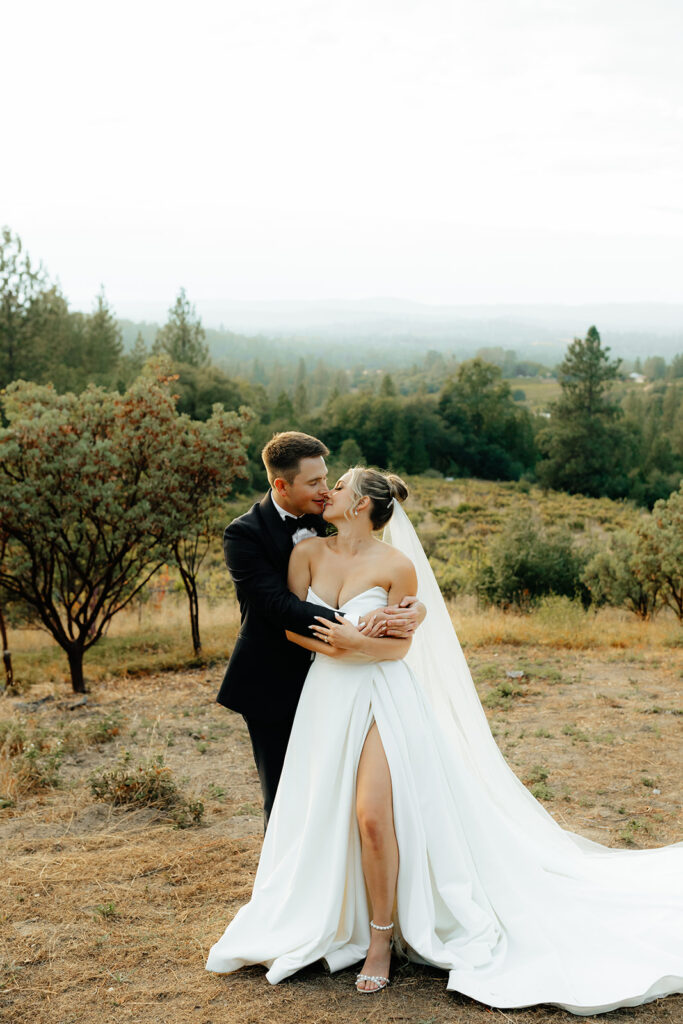 Bride and groom portraits from a glamping wedding weekend at The Ranch at Stoney Creek