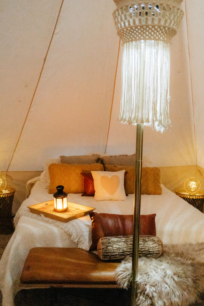 Glamping tent