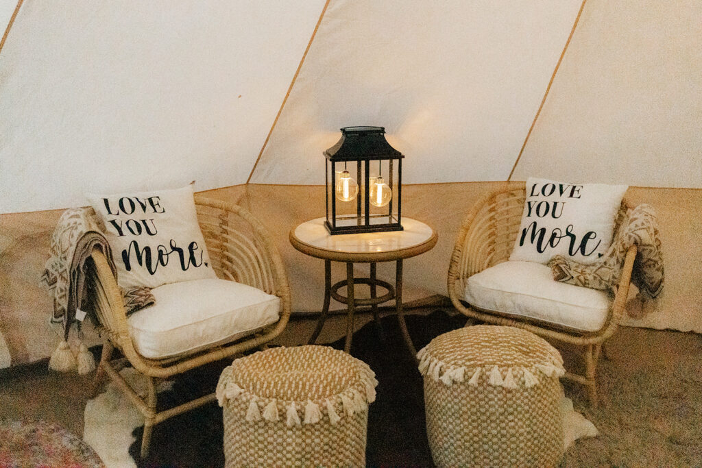 Glamping tent