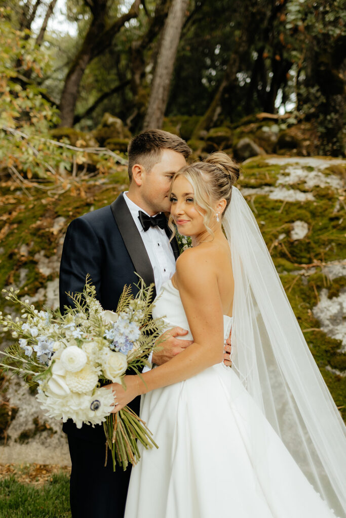 Bride and groom portraits from a glamping wedding weekend at The Ranch at Stoney Creek