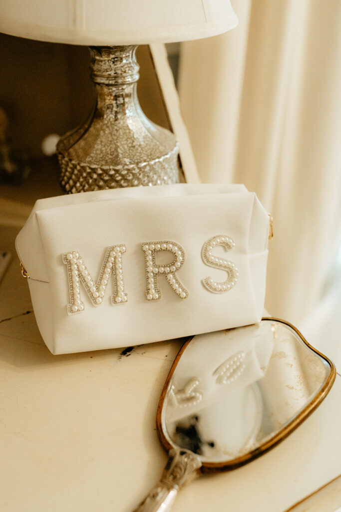 Brides wedding details