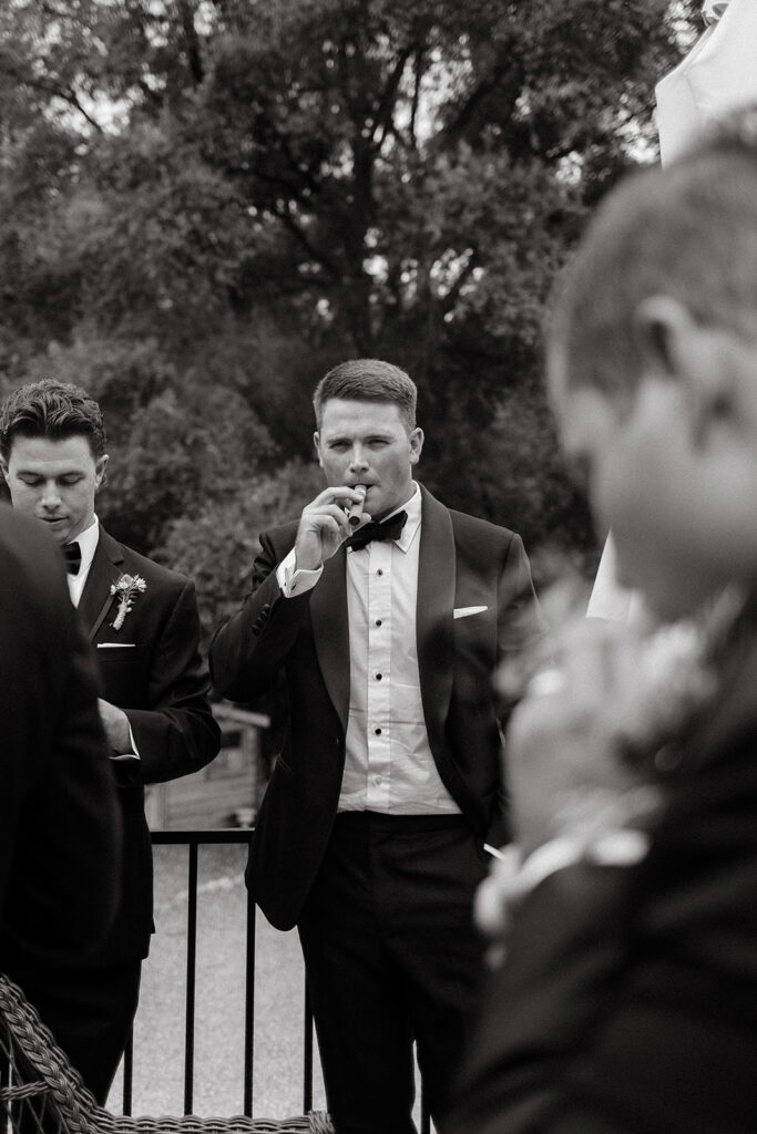 Groom and groomsmen