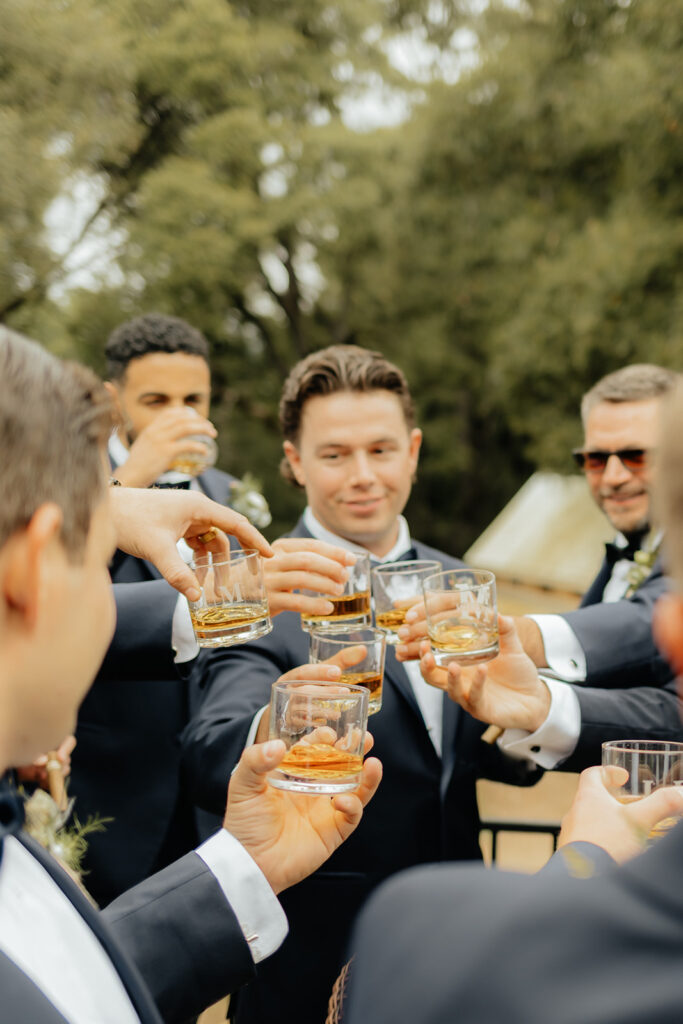 Groom and groomsmen