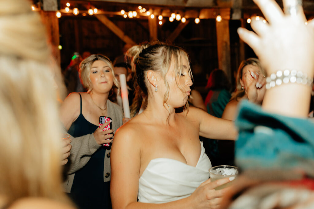 Open dancing at reception