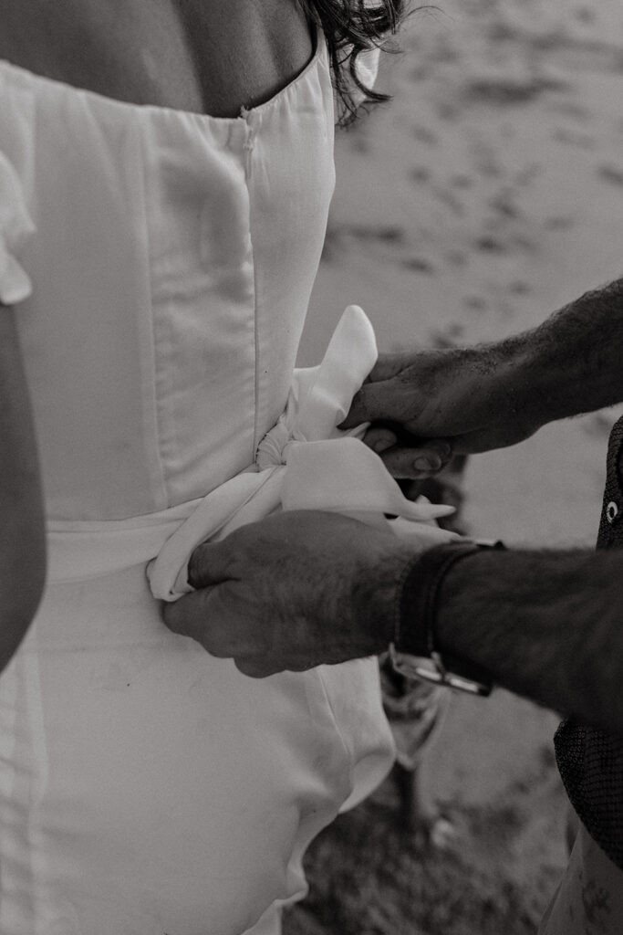 Couples Half Moon Bay engagement photos on the beach