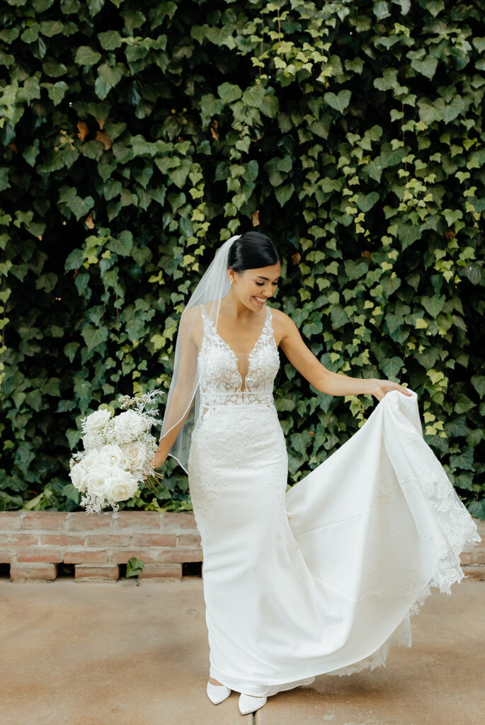 Bridal portraits from a The Grand Island Mansion wedding in Sacramento