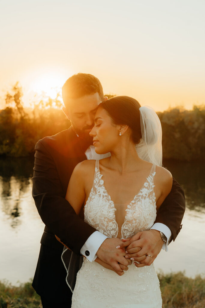Bride and groom portraits from a Grand Island Mansion wedding in Sacramento