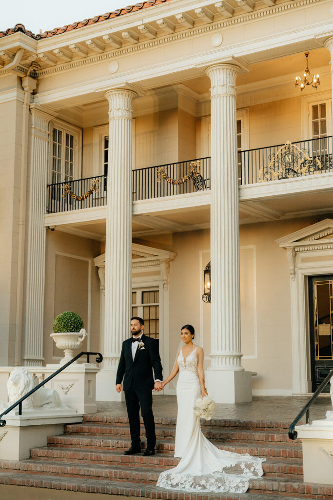 Bride and groom portraits from a Grand Island Mansion wedding in Sacramento