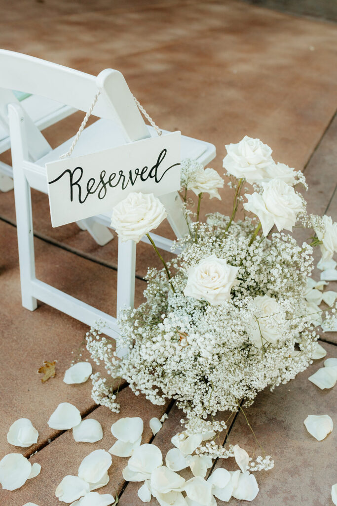 A beautiful outdoor Grand Island Mansion wedding ceremony in Sacramento