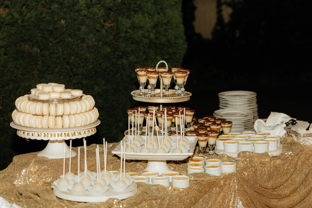 Wedding dessert table