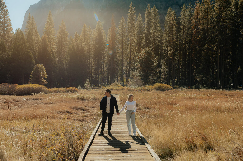 Playful couples session in Northern California 