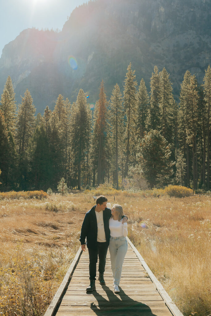 Playful couples session in Northern California 