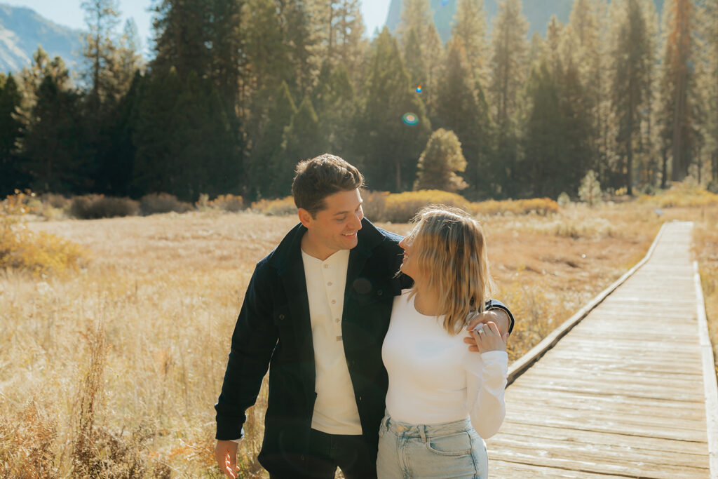 Playful couples session in Northern California 