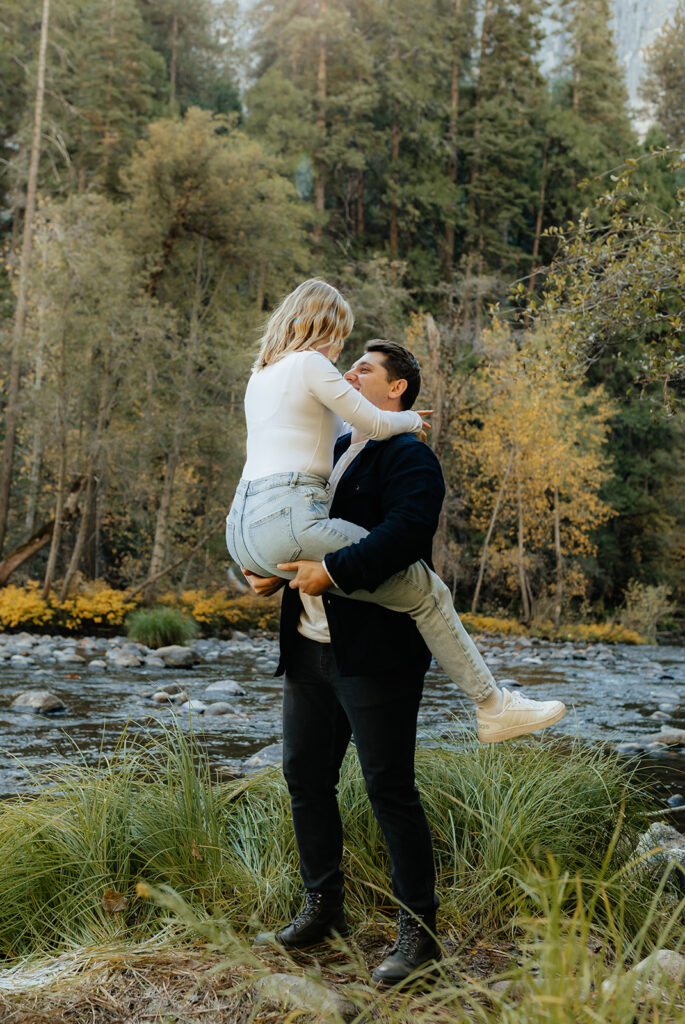 Playful couples session in Northern California 