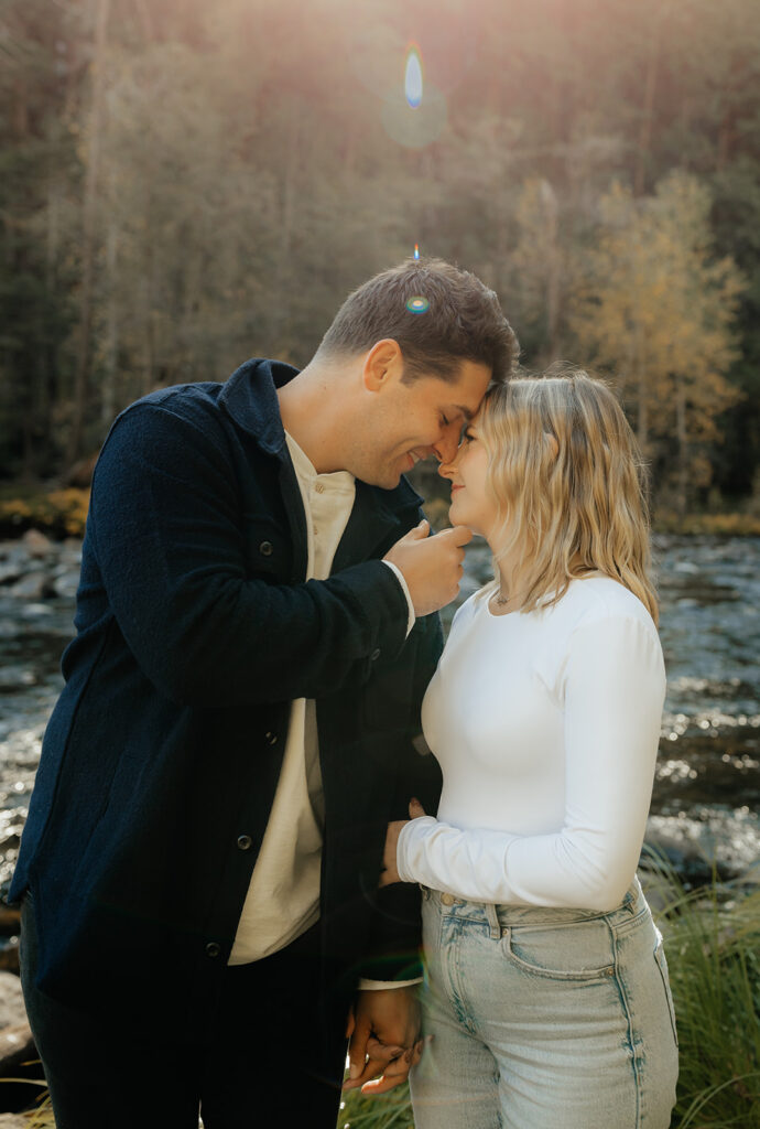 Playful couples session in Northern California 
