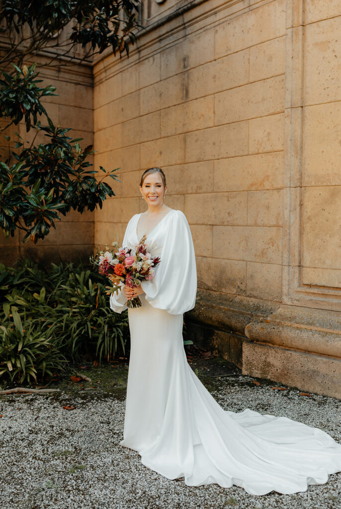 Outdoor bridal portraits