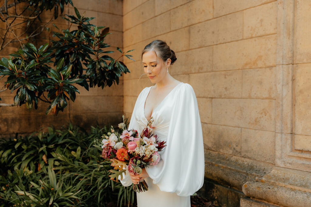Outdoor bridal portraits