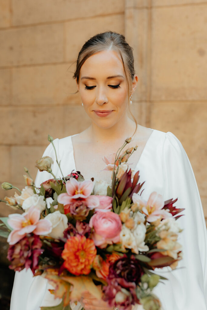 Outdoor bridal portraits