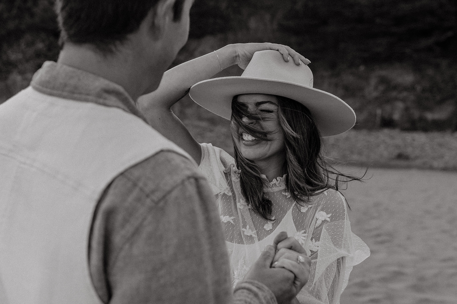 Intimate western inspired Muir Beach elopement