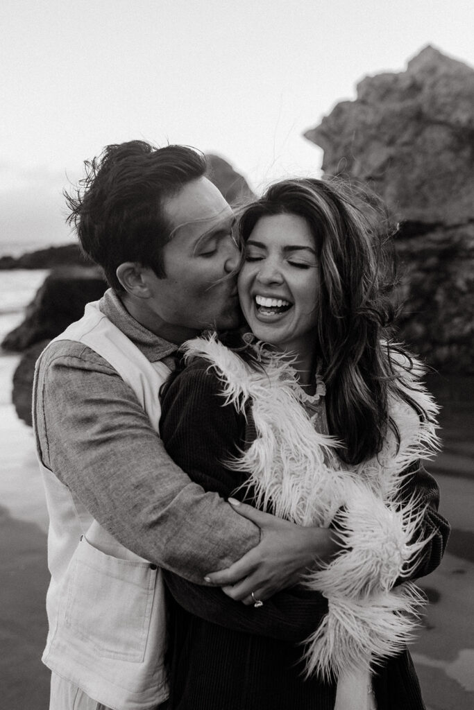 Intimate western inspired Muir Beach elopement