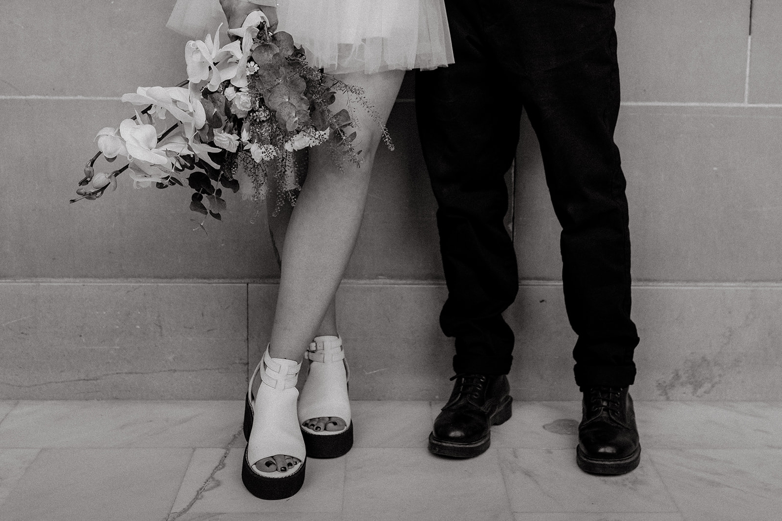 Couples photos from their edgy San Francisco City Hall elopement