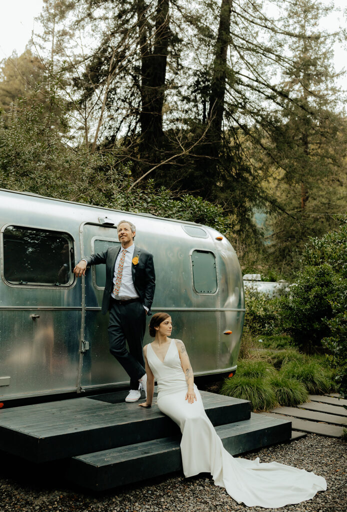 stunning portrait of the bride and groom