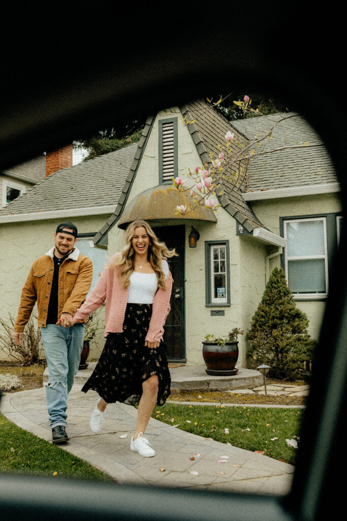 happy couple at their A Walk to Remember Inspired Couple Session