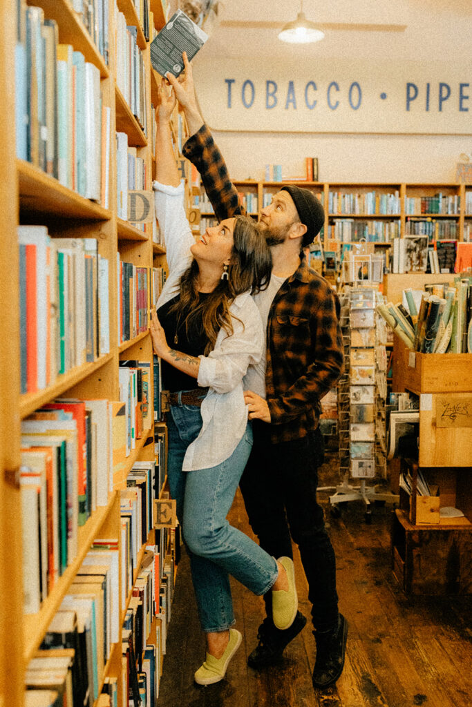 casual engagement session