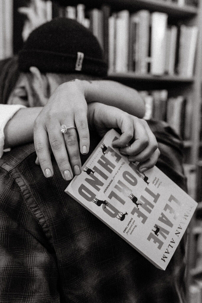 artsy engagement session 