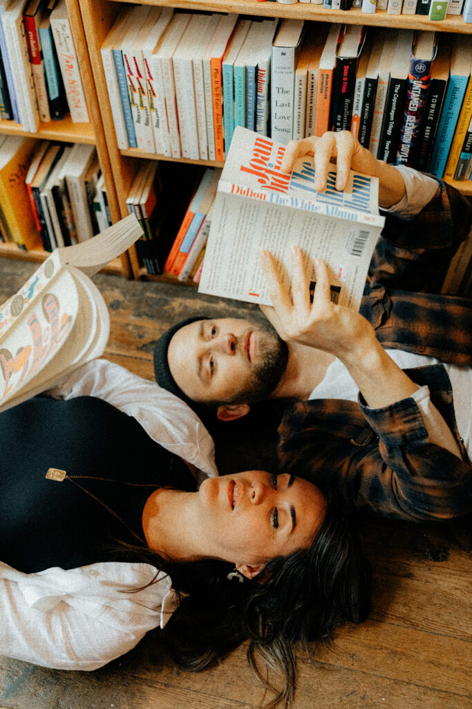 casual engagement session