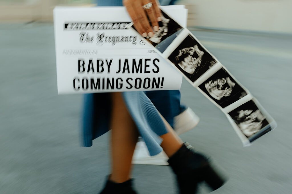 fun city baby announcement