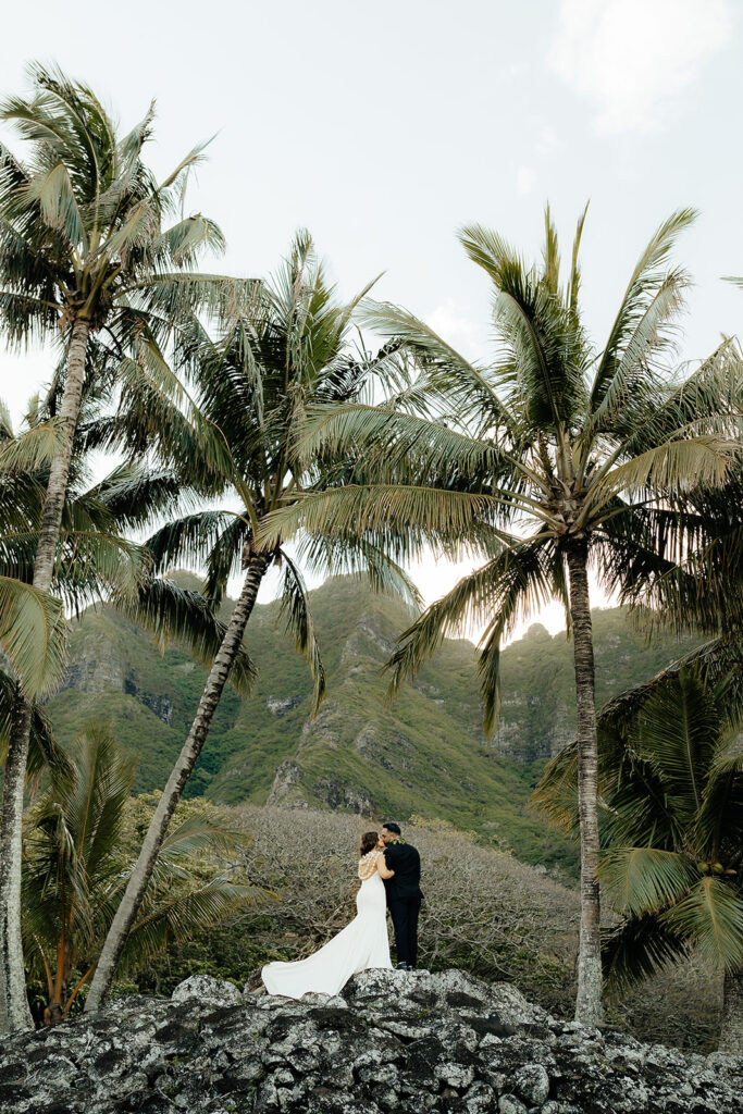 stunning portrait of the bride and groom