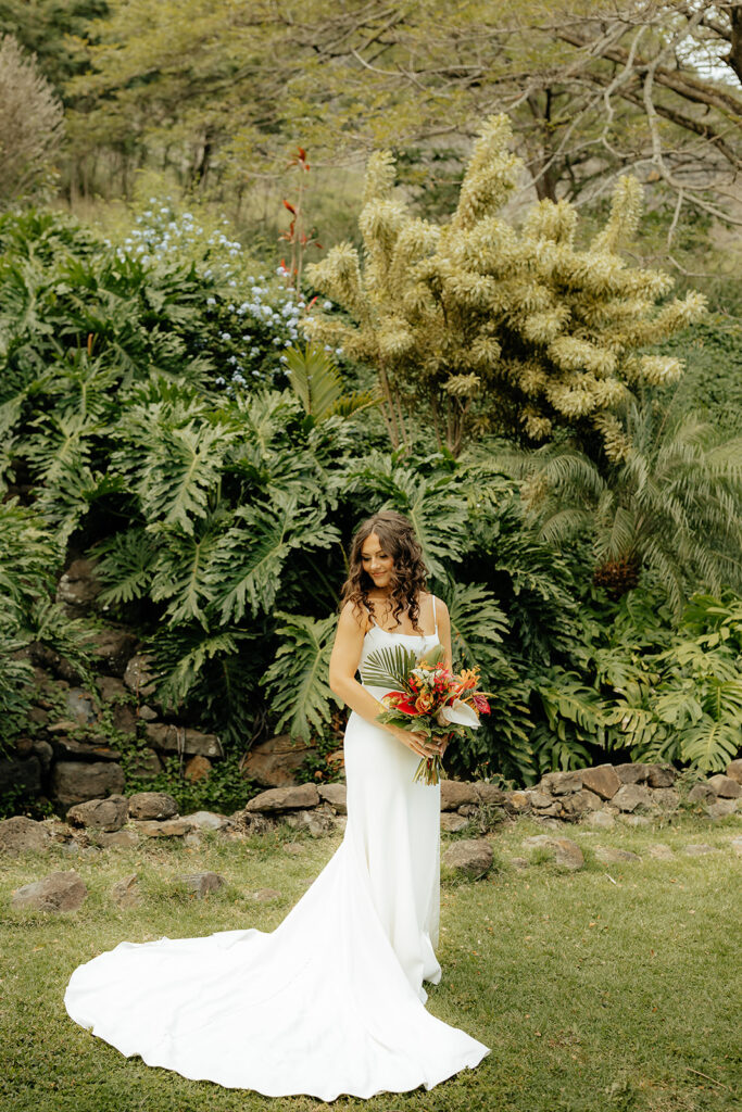 stunning portrait of the bride