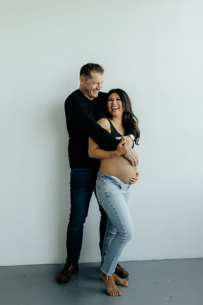 cute couple during their photoshoot