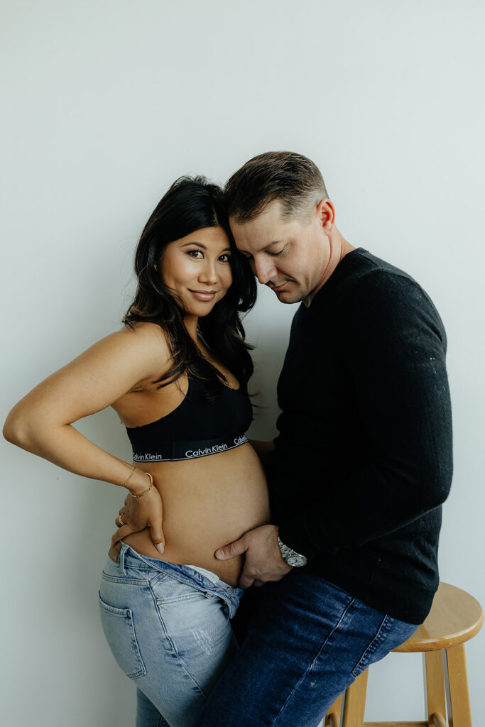 cute couple during their photoshoot