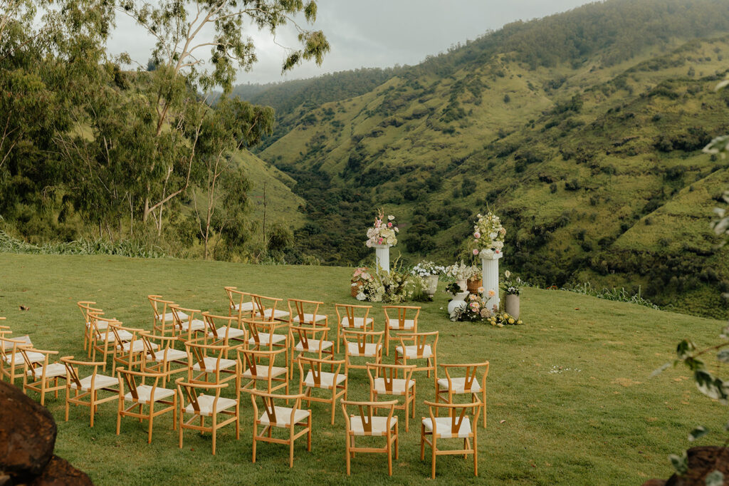 Ethereal Intimate Wedding ceremony location
