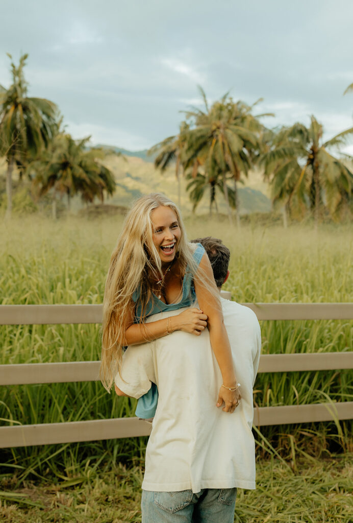 playful couple photoshoot