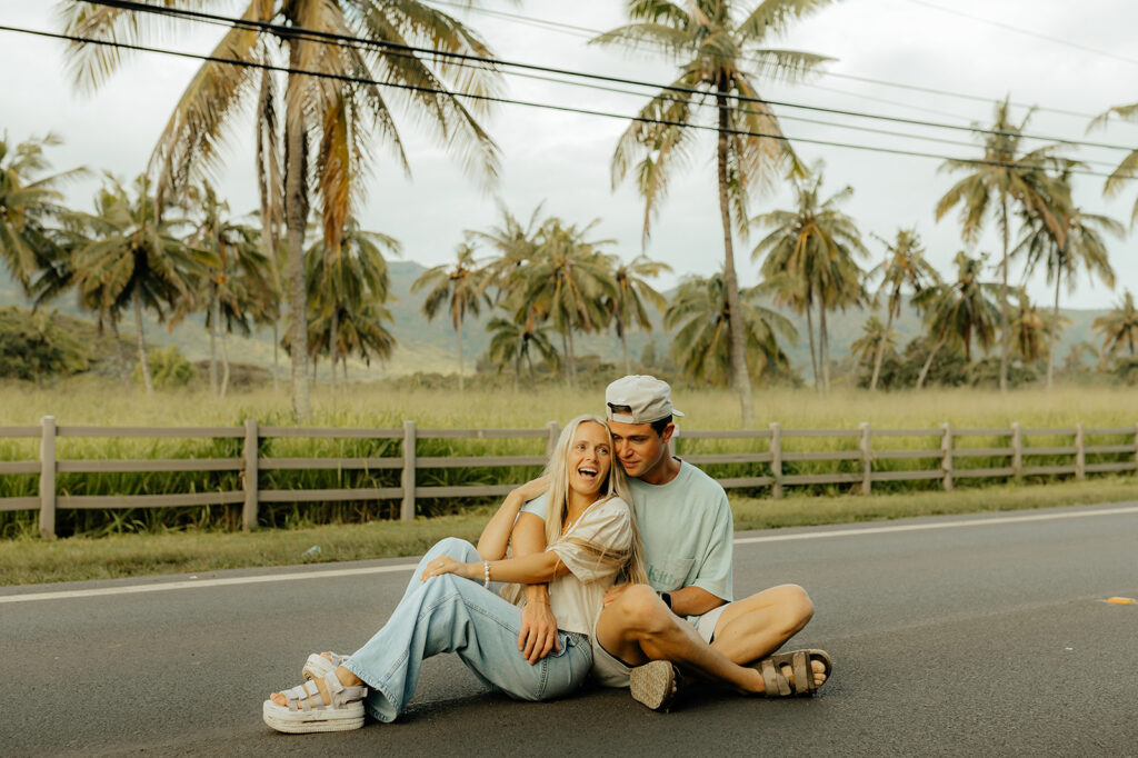 couple smiling at each other