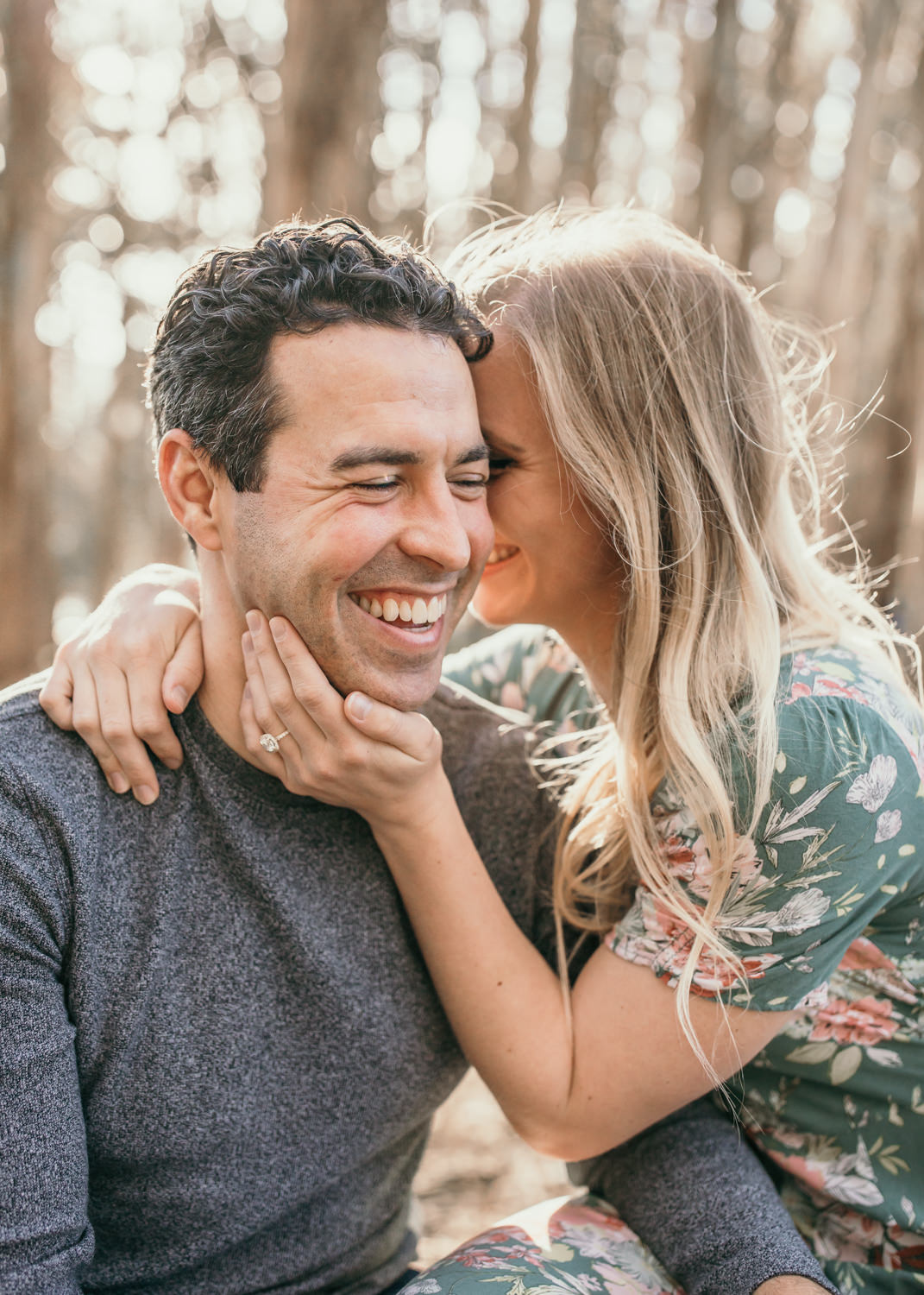 San Francisco Lovers Lane Presidio Forest Engagement Session couples posing inspo engagement session outfit Inspo free spirit engagement photos wild and free engagement session bay area bride Rachel christopherson Photography