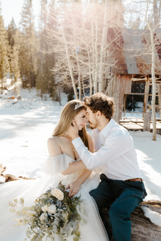 winter lake tahoe wedding, Rachel Christopherson Photography