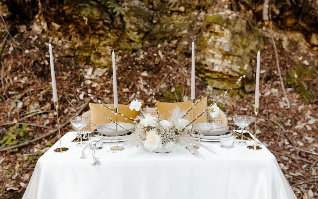 California Redwoods wedding, Santa cruz wedding, boho wedding flowers, boho wedding table, wedding florals, boho wedding flowers, white wedding table, Rachel Christopherson Photography